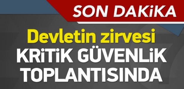 Cumhurbaşkanlığı Külliyesi'nde kritik toplantı