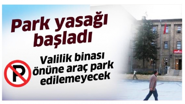  Isparta'da O Bölgede Park yasağı Başladı