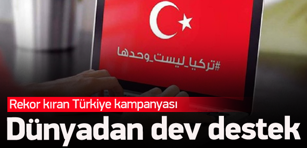 Arapça 'Türkiye' etiketine büyük destek
