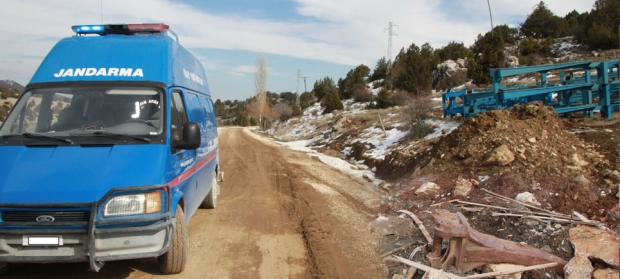 Burdur'da ”6 tonluk hırsızlık” 