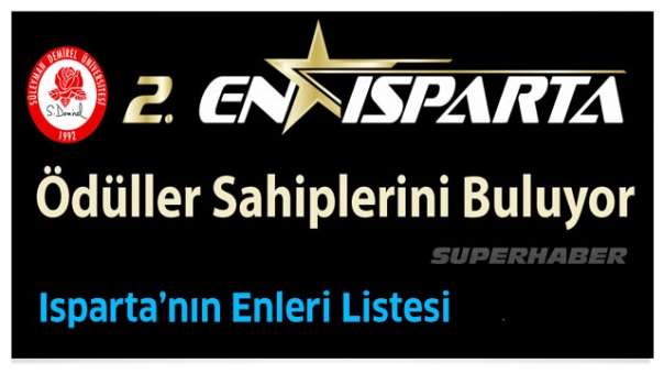 Isparta'nın 2015 Enleri Belli Oldu