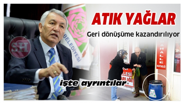 Isparta Belediyesi Atık Yağları Geri Dönüştürüyor