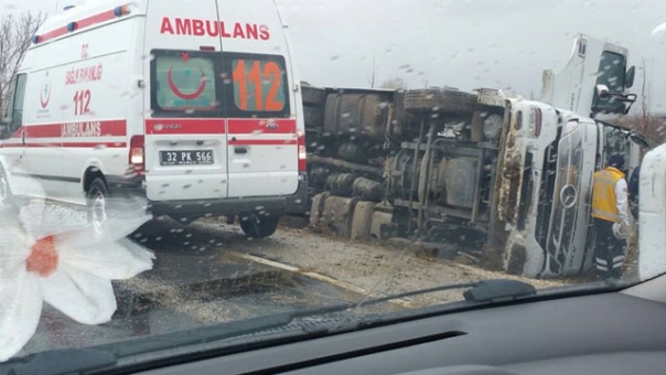 Isparta'da Trafik Kazası 