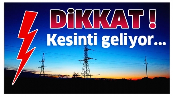 Isparta'da Bu Bölgelerde Elektrikler Kesilecek