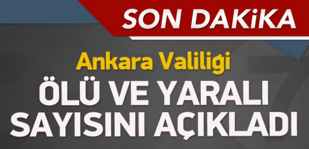 Saldırı sonrası Ankara Valiliği'nden ilk açıklama