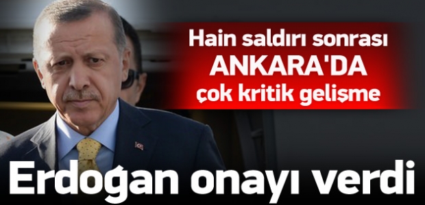 Hain saldırı sonrası Erdoğan'dan kritik hamle
