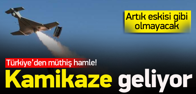 Türkiye'ye Savaş başlıklı kamikaze Geliyor