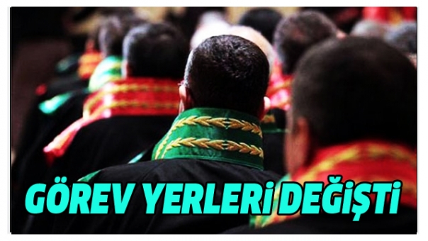 Isparta'da Bazı Hakim Ve Savcıların Yeri Değişti