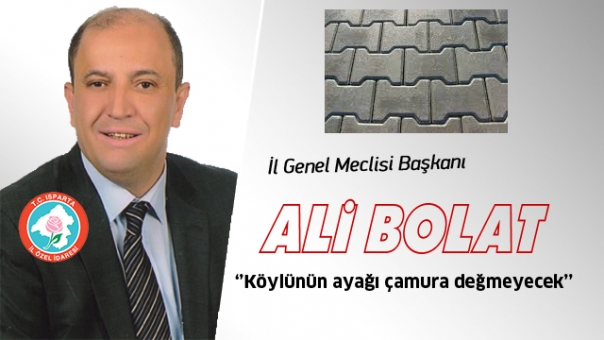 Isparta'da Köylere Kilit Parke Taşı Döşenecek