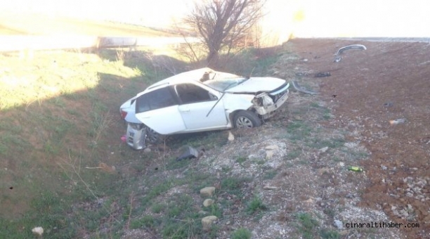Isparta Trafik Kazası Şarampole Uçtu