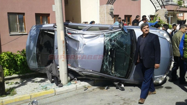 Isparta Çevre Yolunda Trafik Kazası