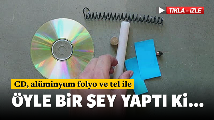CD ve Folyo İle Süper İcat