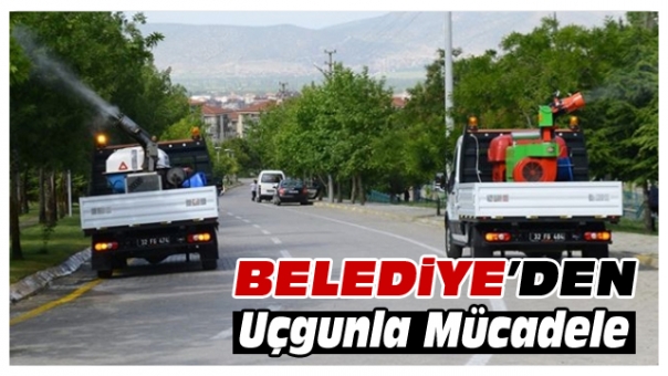 ISPARTA'DA UÇKUNLA MÜCADELE YAZ BOYU SÜRECEK