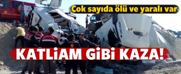 Konya'da Katliam Gibi Kaza :10 Ölü!