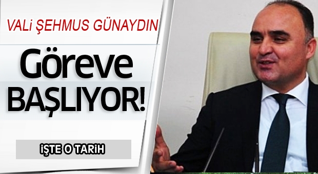 Isparta Valisi Şehmus Günaydın Göreve Başlıyor! İşte O Tarih