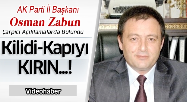 Zabun, ITKM inşaatıyla ve Otoparkıyla ilgili çarpıcı açıklamalarda Bulundu!