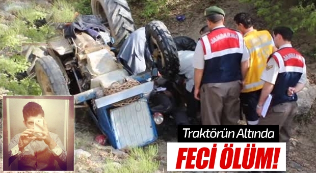 Isparta'da Feci Trafik Kazası Traktör Altında Kaldı!