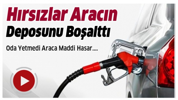 Isparta'da Hırsızlar Aracın Deposunu Boşalltı