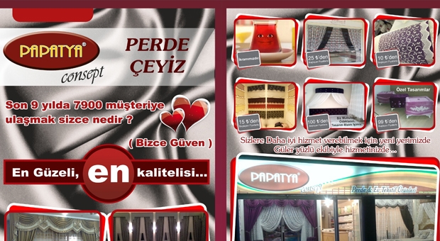 Isparta'da Perdenin Adresi Papatya Perde Ev Tekstil Ürünleri