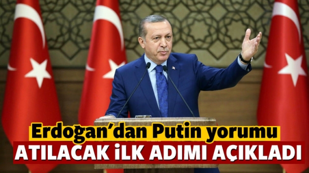 Cumhurbaşkanı Erdoğan'dan Putin açıklaması