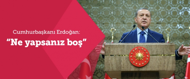 Erdoğan: Vatanımızı asla bölemeyecekler