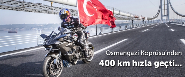 Kenan Sofuoğlu 400 km hız rekorunu kırdı! Video Haber