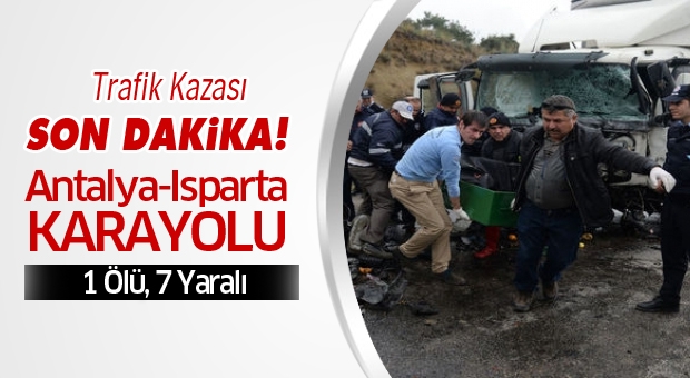 Isparta Son Dakika! Feci Trafik Kazası: 1 Kişi Hayatını Kaybetti