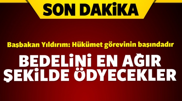 Başbakan Binali Yıldırım ''Bu Bir Kalkışma''