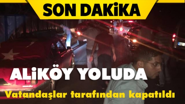 Isparta'da Aliköy Yoluda Trafiğe Kapatıldı