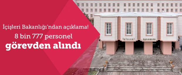 İç İşleri Bakanlığı'ndan Açıklama!