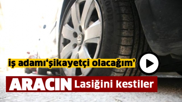 Isparta'da Bir Aracın Lastiklerini Kestiler!