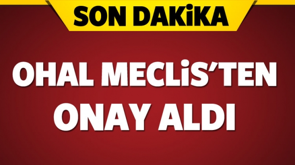 OHAL kararı Meclis'ten geçti!