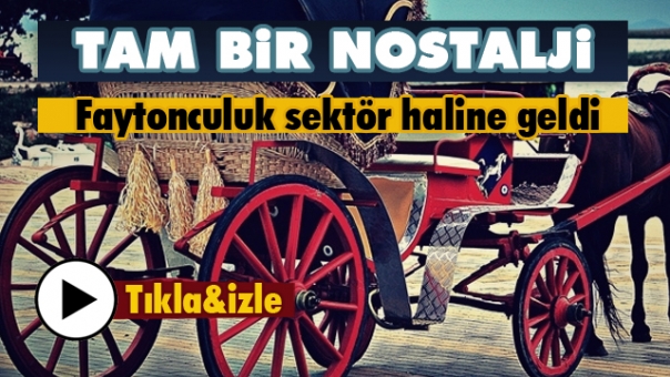 Isparta'nın İlçesinde Nostaljik Bir Fayton Turu