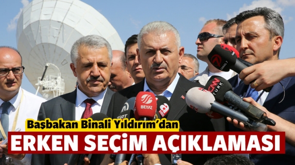 Başbakan Binali Yıldırım'da 'Erken Seçim' Açıklaması