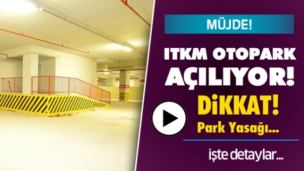 Isparta'ya Müjde! ITKM Otoparkı Açılıyor!