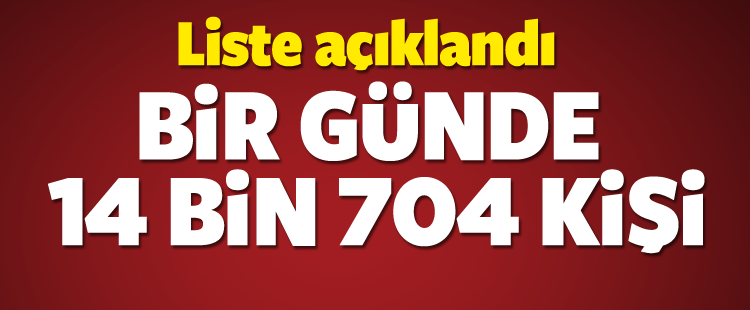 Kamu Görevinden Alınan Kişi Saysı 66 Bini Aştı!