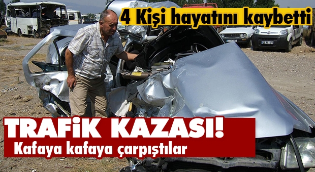 Isparta Haber: Trafik Kazası! 4 Kişi Hayatını Kaybetti