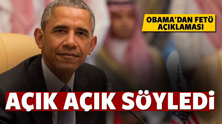 Obama'dan net FETÖ açıklaması