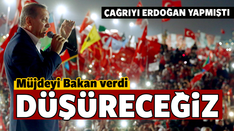 Çağrıyı Erdoğan yaptı! Müjdeyi Bakan verdi