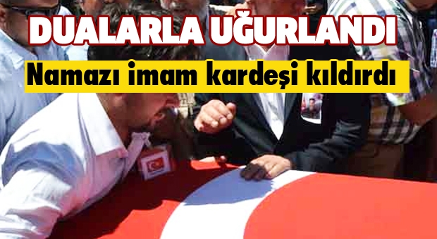 ISPARTA ŞEHiDiNi DUALARLA UĞURLADI!