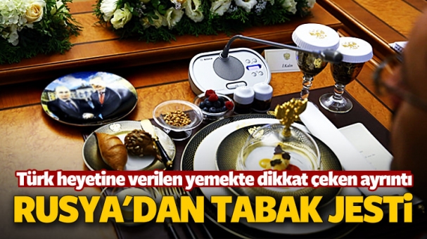 Türk ve Rus heyetleri çalışma yemeğinde buluştu