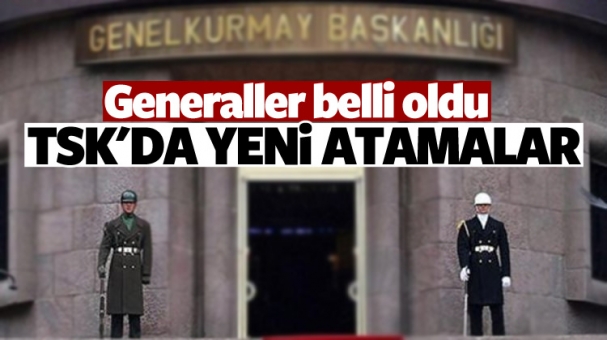 TSK'da yeni atama