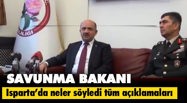  Milli Savunma Bakanı Fikri Işık Isparta'da Neler Konuştu 