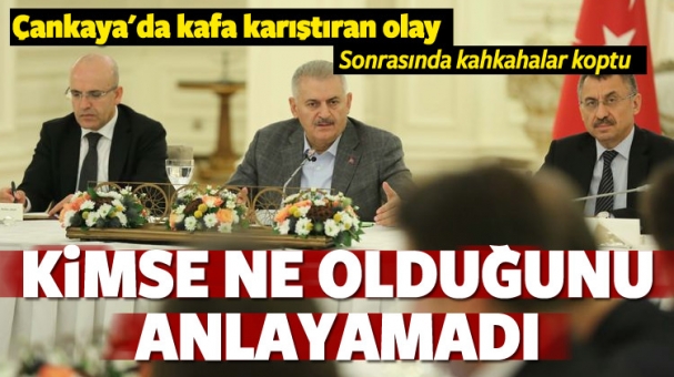 Başbakanlık'ta kafa karıştıran olay