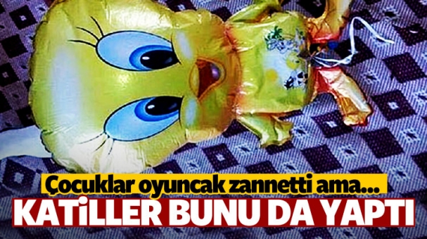 Çocuklar Oyuncak Zannetti Ama...Katiller Bunu da Yaptı!