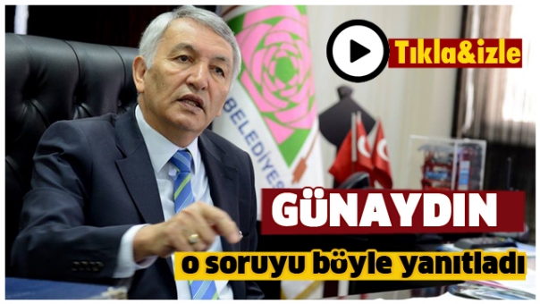 Başkan Günaydın,O Soruya Böyle Cevap Verdi!