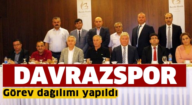 Davrazspor’da görev dağılımı yapıldı