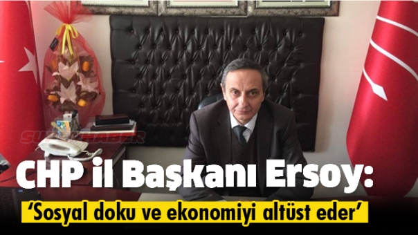CHP İl Başkanı:Sosyal doku ve ekonomiyi altüst eder!