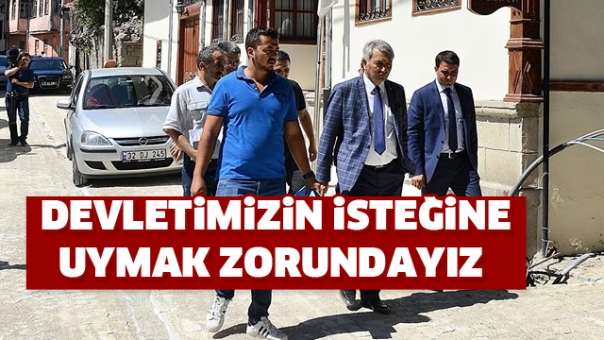 ISPARTA'DA DAMGACI SOKAKTA ÇALIŞMALAR TAMAMLANIYOR