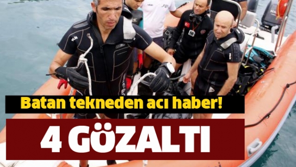 Batan Tekneden Acı Haber!